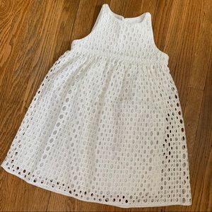 Milly minis eyelet white party dress